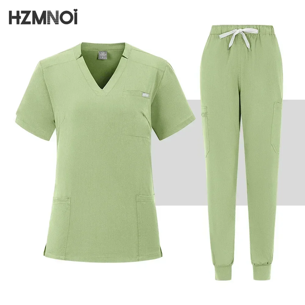 High Quality Suit Medical Nurse Uniforms Multicolor Scrubs Set Beauty Salon Spa Work Clothes Surgical Gowns Nursing Accessories