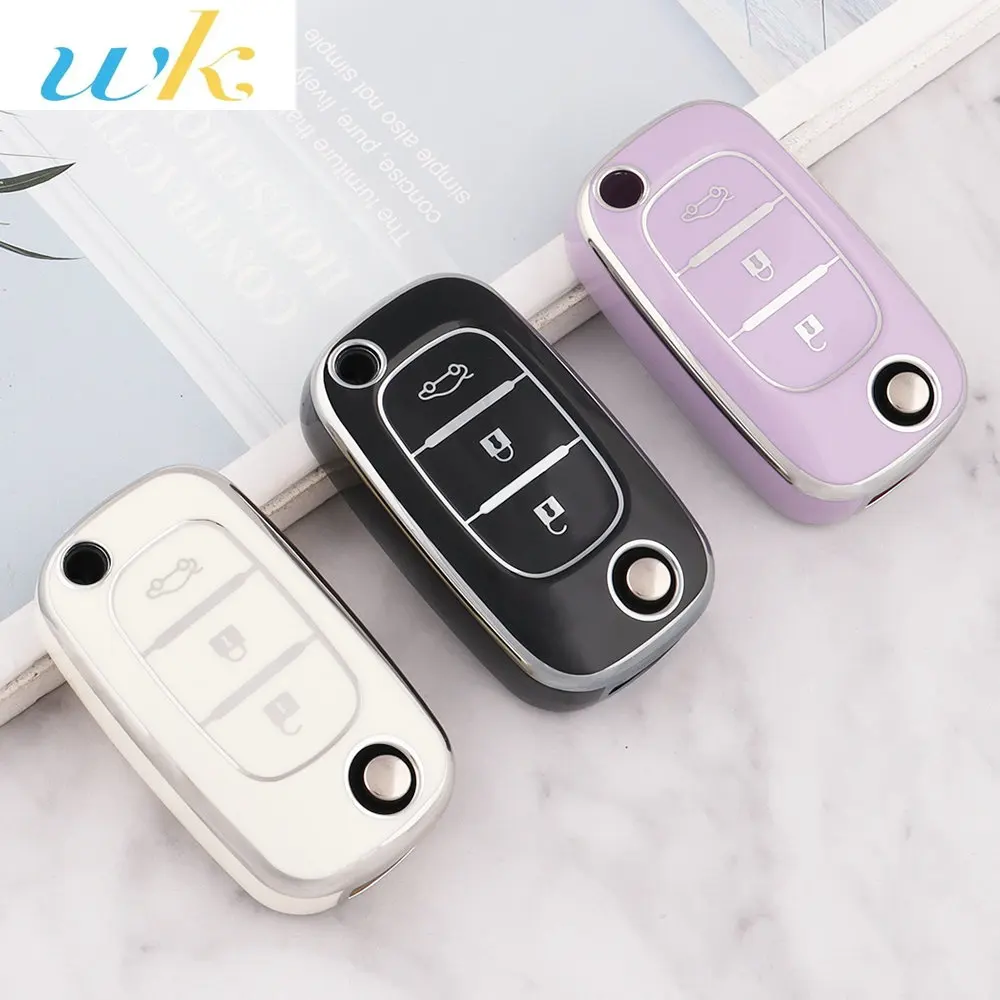 

TPU Car Remote Key Case Cover Fob For Renault Megane 2 Fluence Clio For Mercedes For LADA Vesta Granta XRay Kalina Priora Sedan