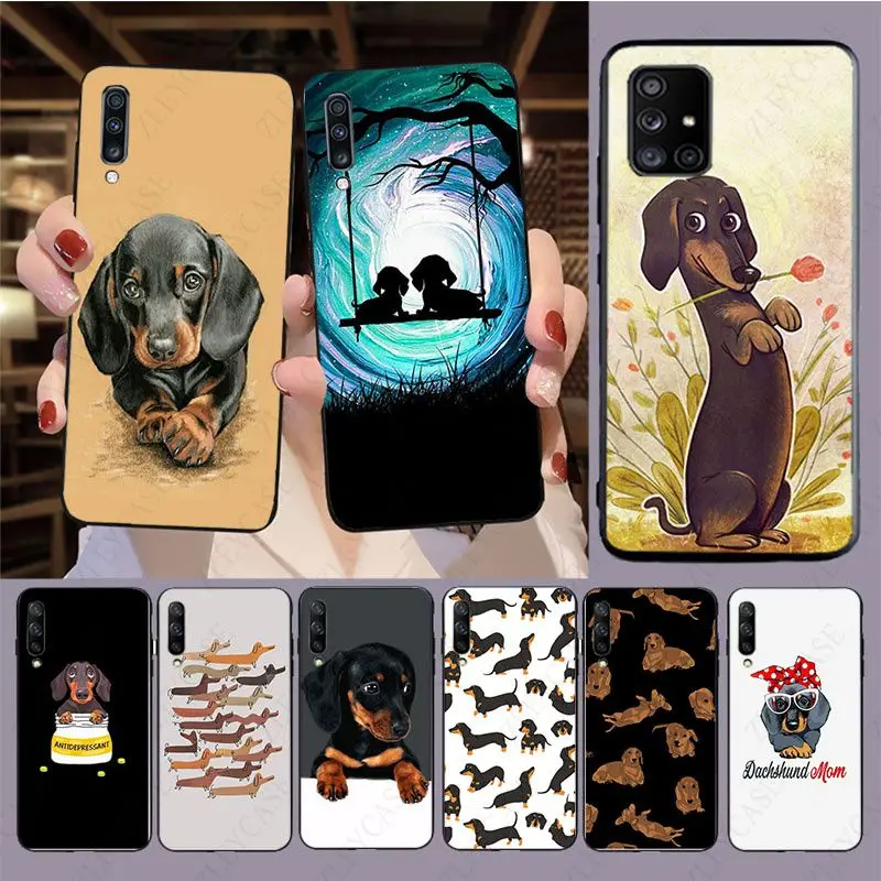 Coque Dogs Dachshund Phone Cover For samsung Galaxy A14 A53 A13 A12 A30S A40 A22 A23 A32 A34 A50 A51 A52S A54 A70 A71 A73 cases