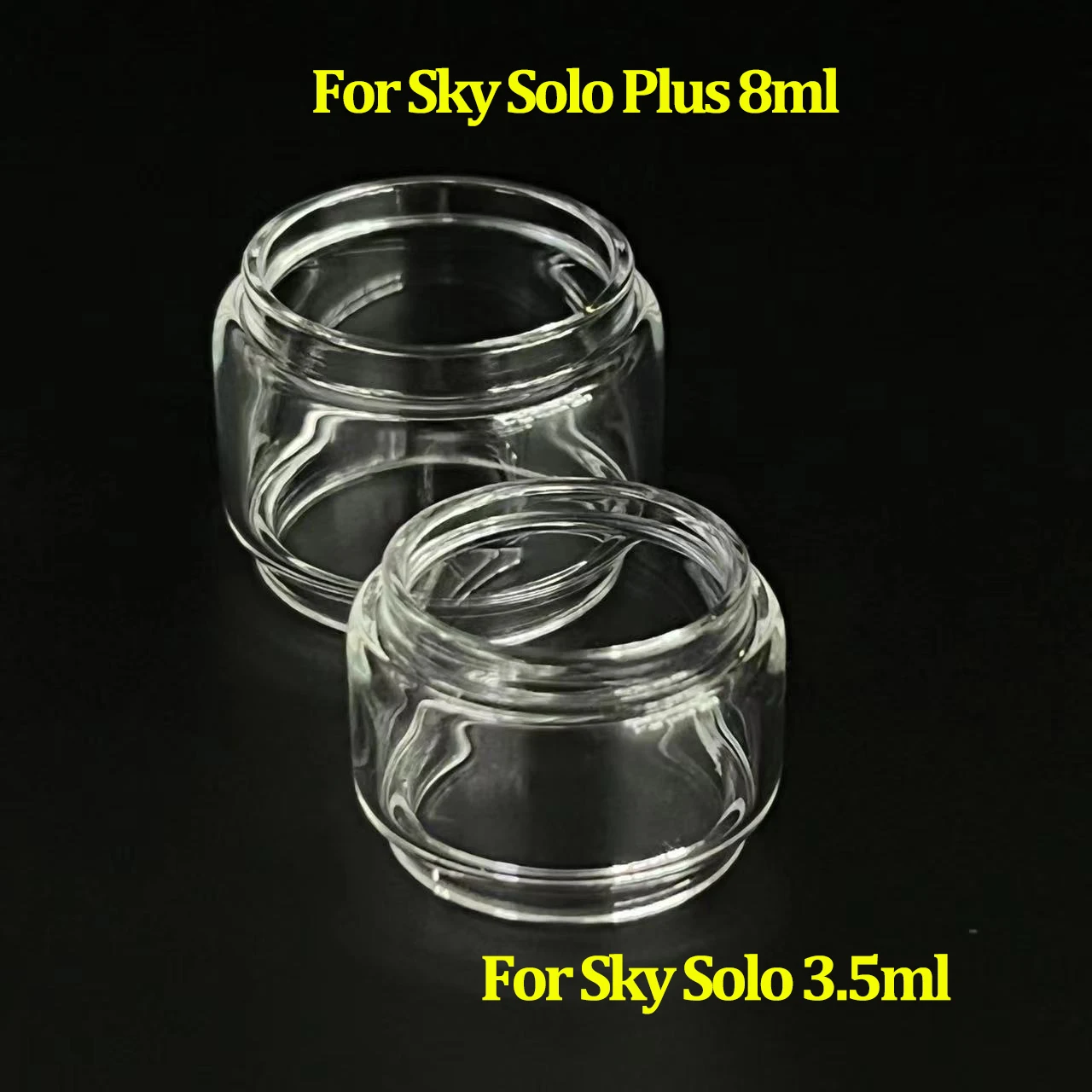 2PCS Furniture Fitting Glass Tube For GEN S SKY Solo Plus/SKY Solo/LUXE II/Skrr-s Bubble/Straight/TPD/Bulb Glass Accessary