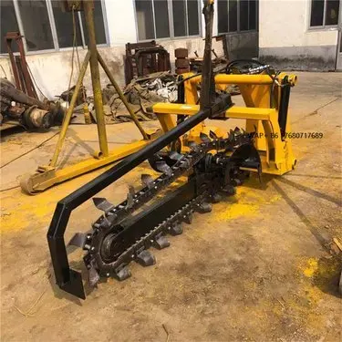 Factory Direct Sale China Heavy Duty Chain Trencher New  Engine Chain Trencher Machine