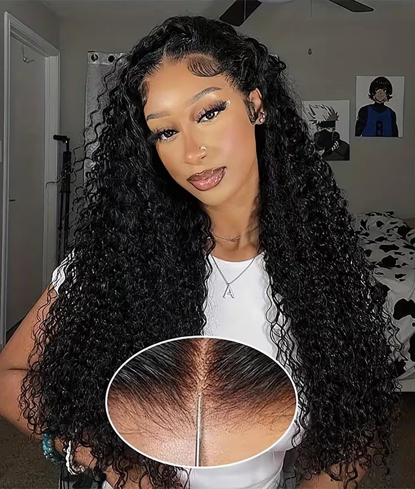 

Deep Wave Glueless Wigs Human Hair Pre Cut 5x5 6x4 Hd Lace Closure Wear and Go Deep Wave Curly Lace Front Wigs for Black Women