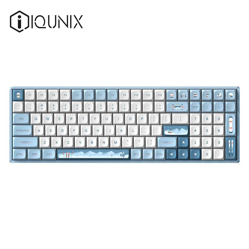 IQUNIX F97 ski wireless Mechanical Keyboard Rgb Backlit Three Mode Hot Swap 97 Keys