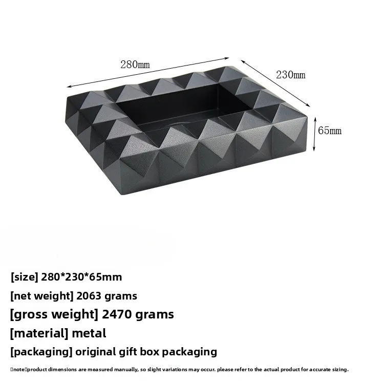 منفضة سجائر سيجار، كوب معدني متعدد الأغراض، نادي غرفة المعيشة #6