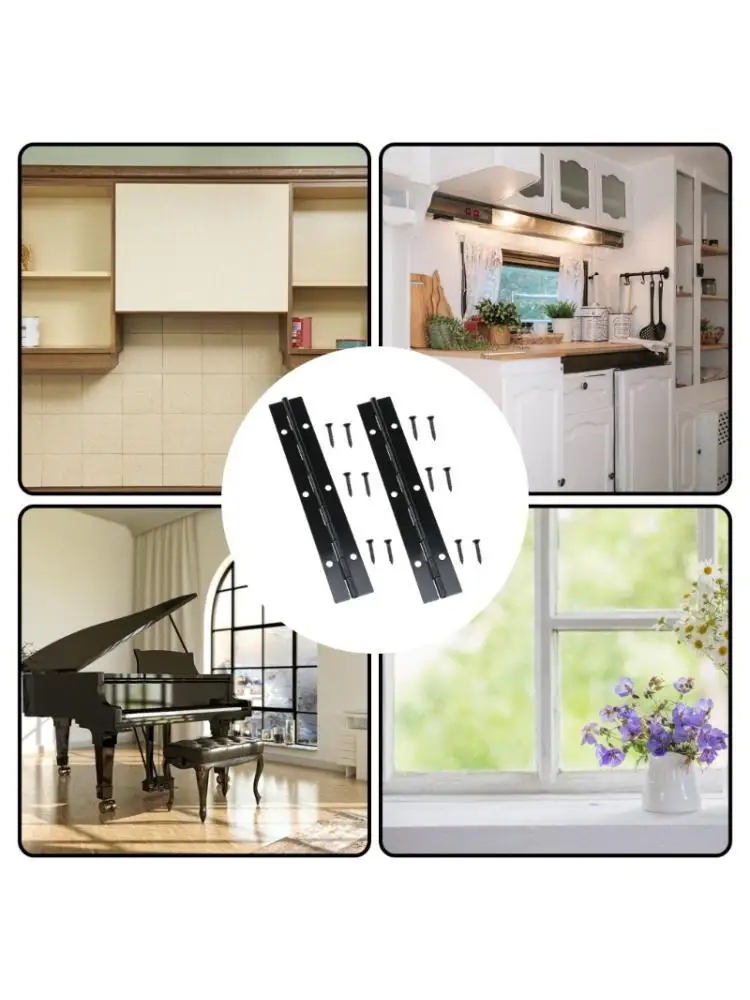 652F Reliable Piano Hinge Designs for Bifold Door Including Screws Accessories for Hassle Easy Assembly Service Durability