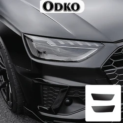 For Audi A3 A4 A5 A6 A7 A8 Q3 Q5 Q7 S3 S4 S5 Light Black Car Tint Lighthouse Tail Light Headlights Fog Vinyl Sticker