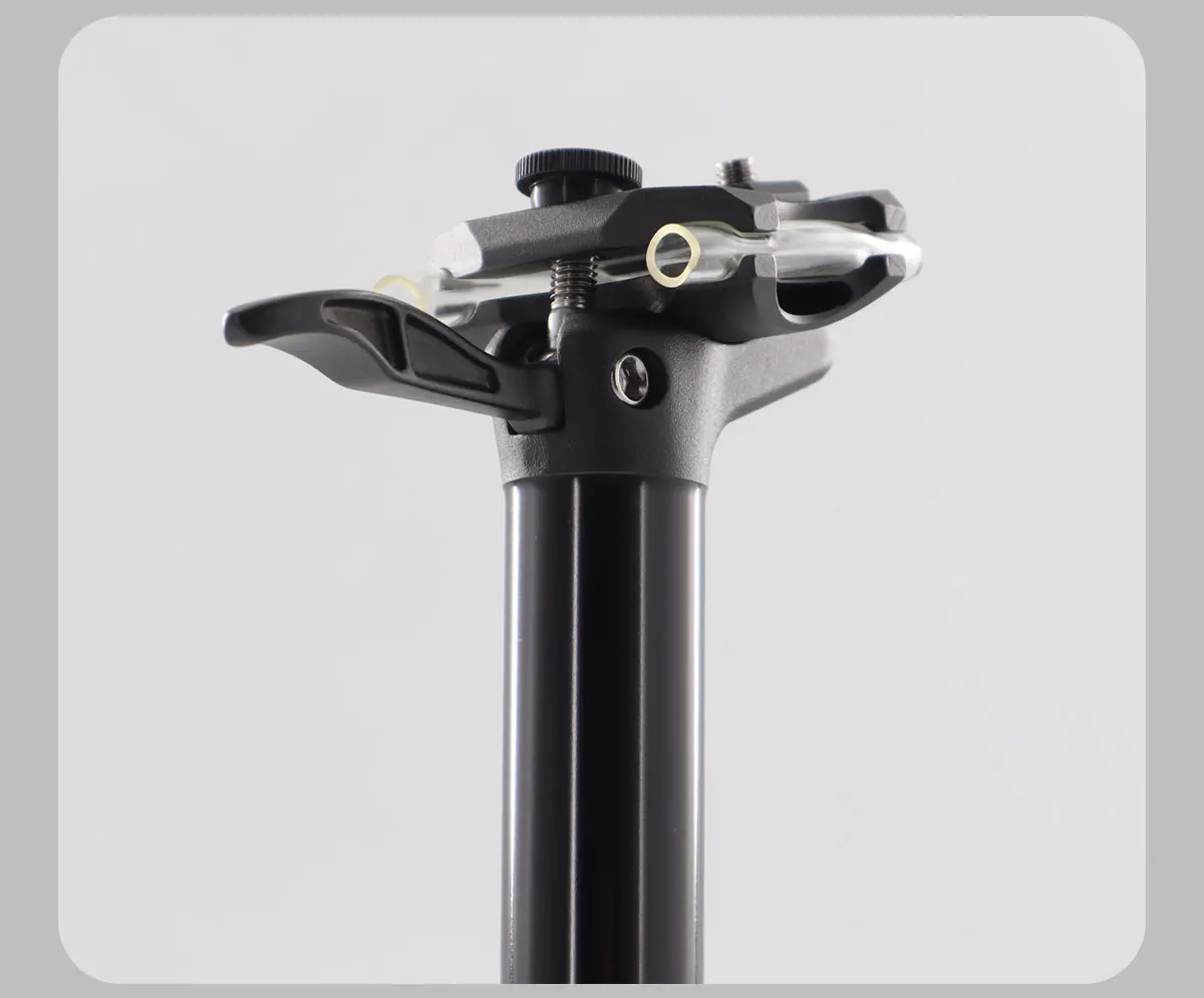 TESNO MTB Rennrad-Sattelstütze 30,9/31,6mm Stoßdämpfer-Sattelstütze Manuell Höhenverstellbare Fahrrad-Feder-Sattelstütze – Detail 14