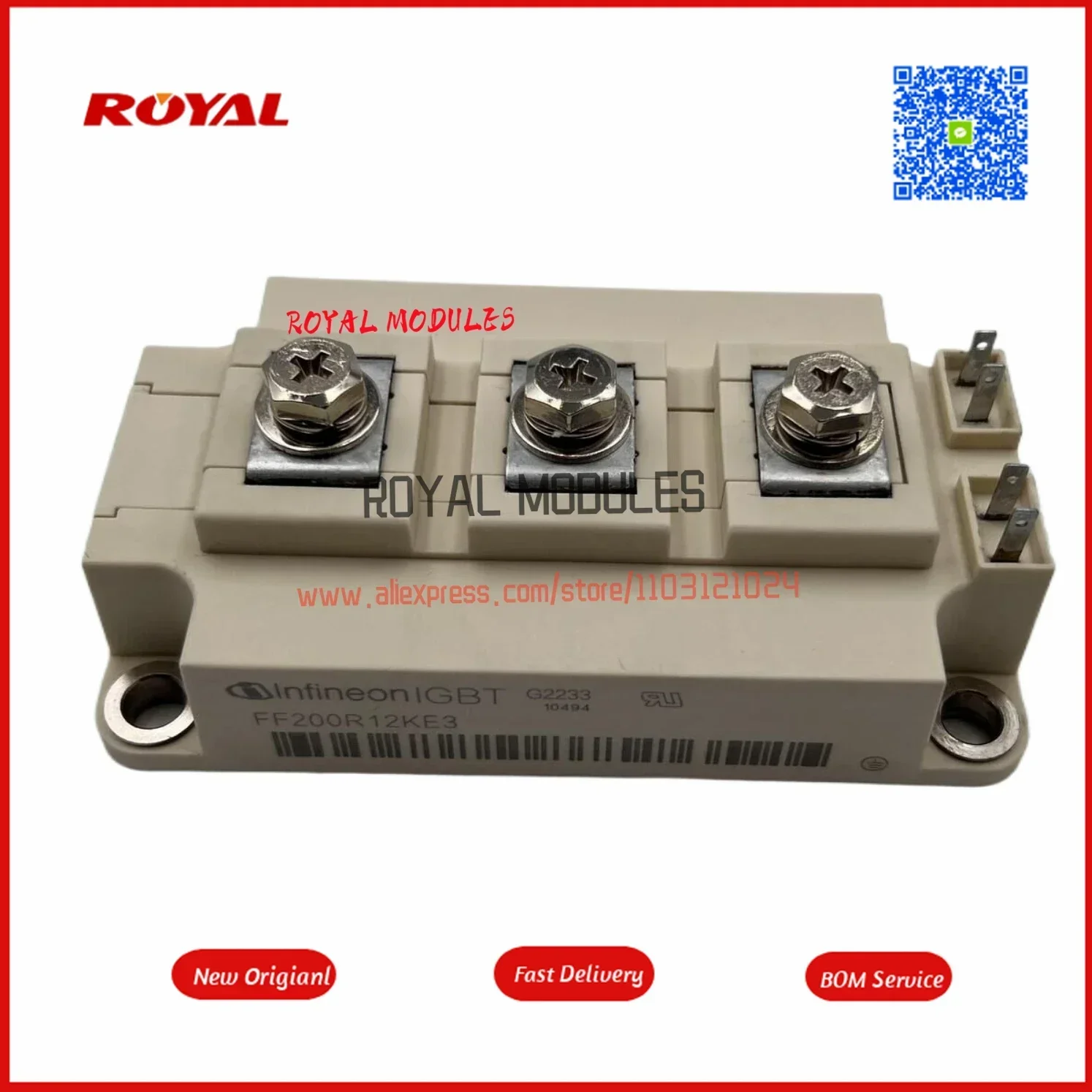 New Original Module FF200R12KE3 FF200R12KT3