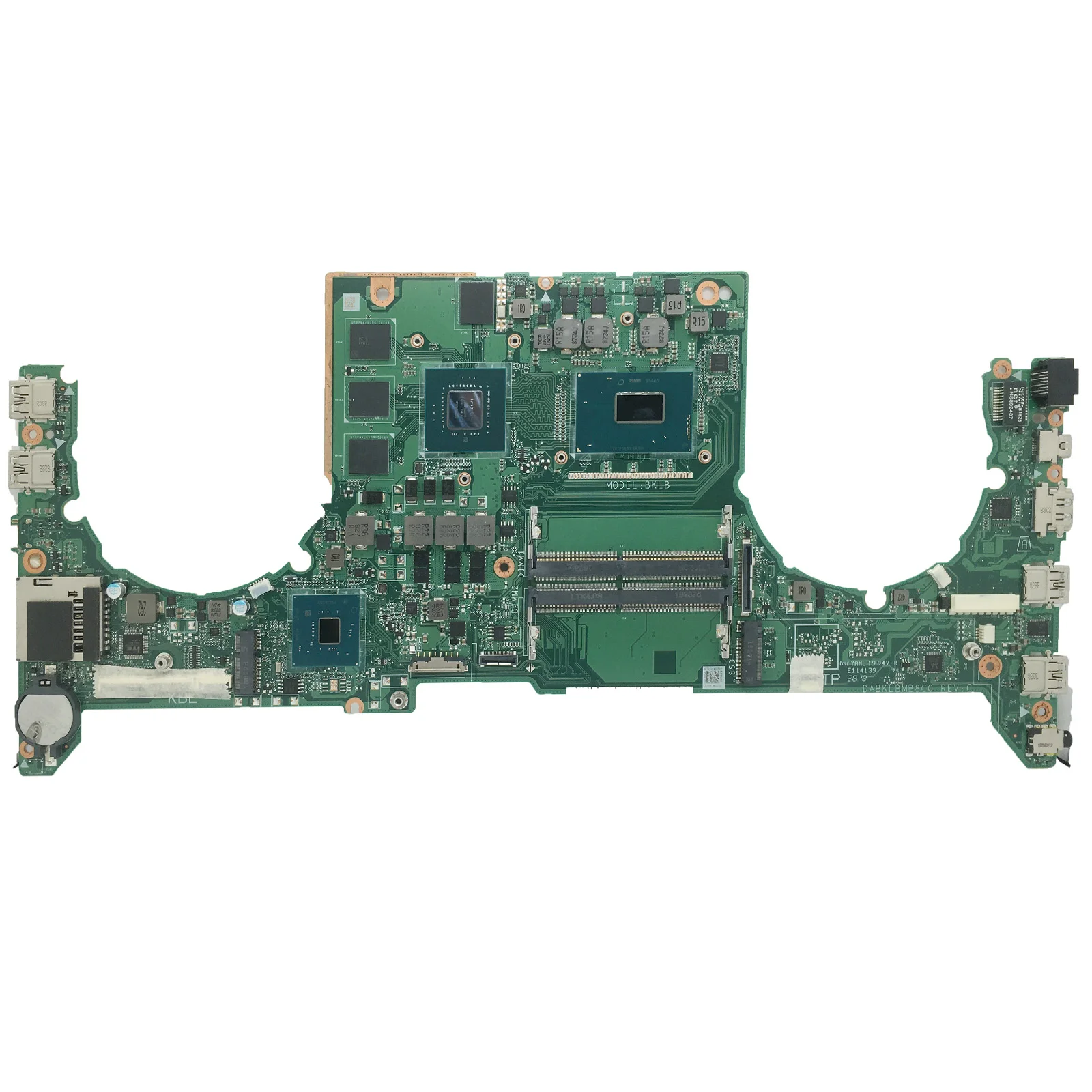 Imagem -03 - Placa-mãe Portátil para Asus Rog Gl503ge Notebook Mainboard com Cpu I58300h I79750h Gpu Gtx1050ti V4g 100 Teste Kefu-dabklbmb8c0