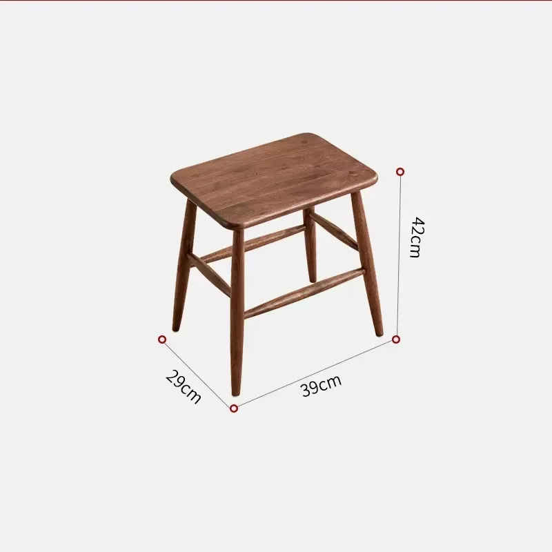 Minimalist Foldable Stool Durable Multi Purpose Footrest for Hotel Bedroom Apartment Home Modern Design Compact Storage