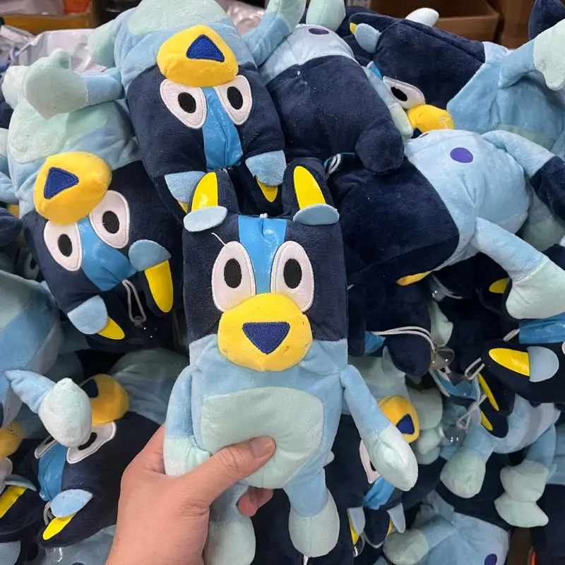 

25cm Blueyed Dog Bingo Family 25cm Plush Toy Cartoon Dog Soft Stuffed Animals Dolls Birthday Christmas Gifts Family Blue-y B