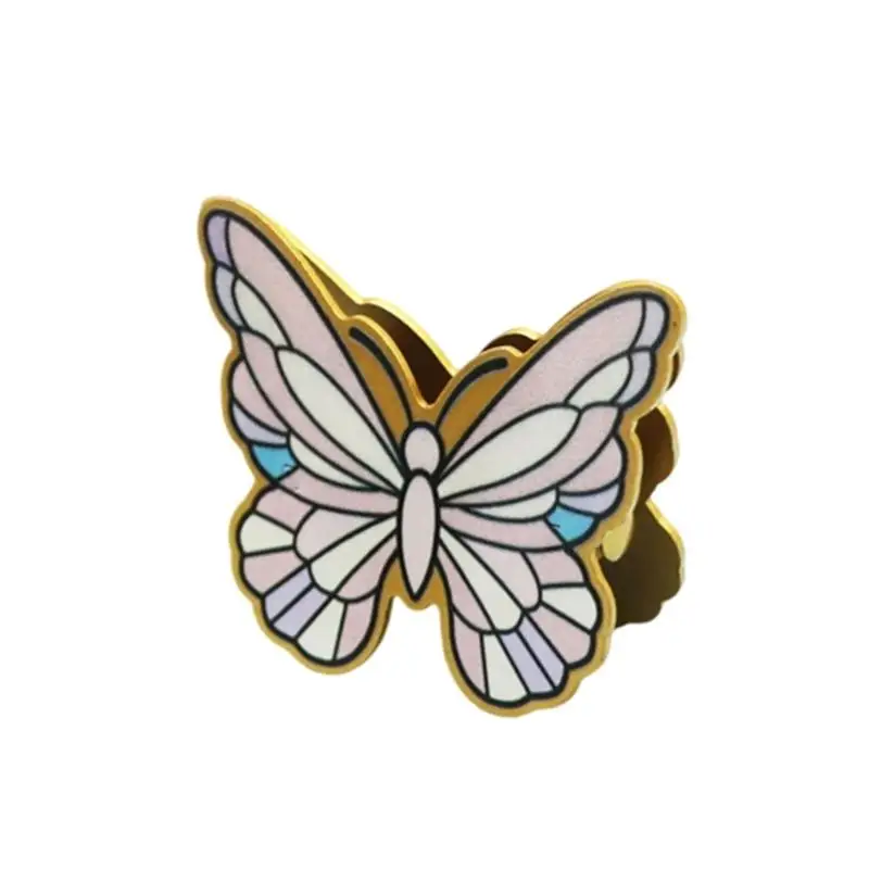 Y1UB Metal Butterfly Card Clip Stand for Place Cards Memo and Office Desk Display