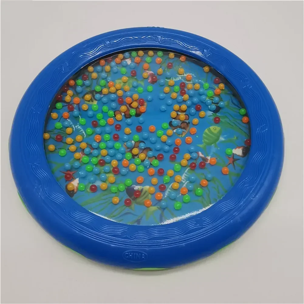 1 Pc Ocean Drum Blue Plastic Ocean Wave Sea Sound Bead Drum Percussion Musical Educational Instrument Toys Parts