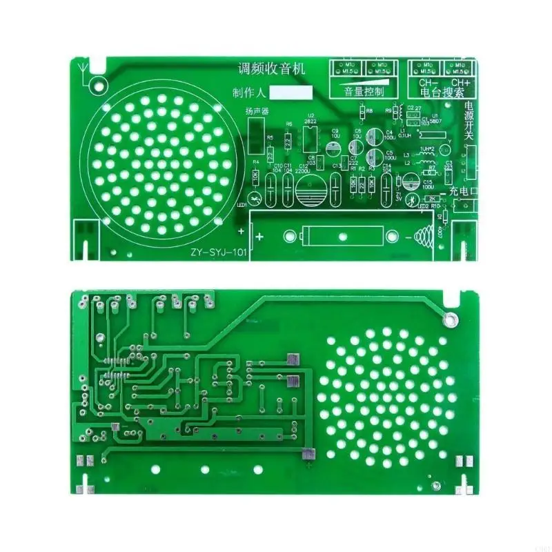 C90F Educational FM Radio Electronic DIY with Soldering Components Suitable for Beginners Advanced Electronics Project