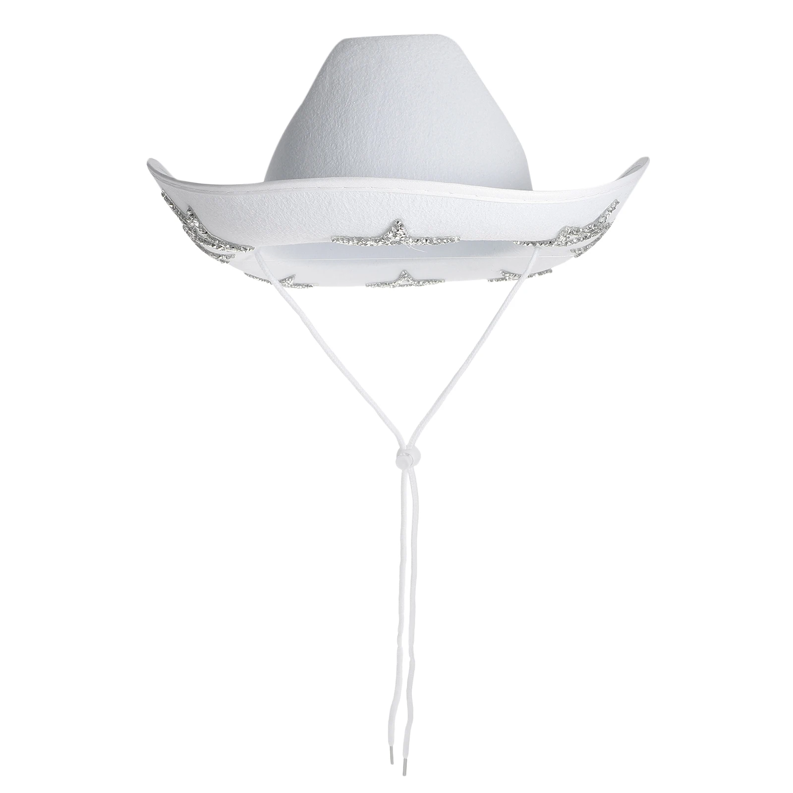 

Rhinestone Cowboy Hat for Women Men Glitter Cowgirl Hats Sun Protection Western Size Fits Most PartyCowboyHats