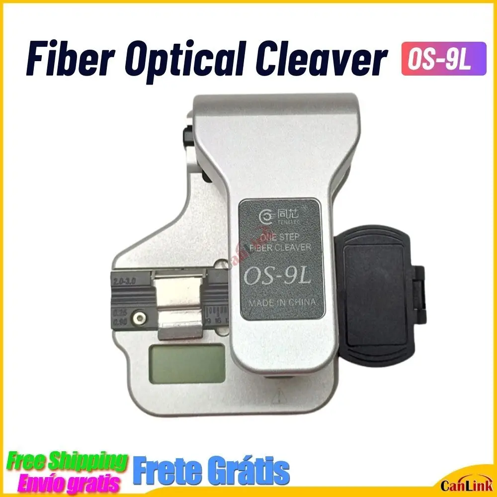 Fiber Optical Cleaver OS-9L One-Step Fully Automatic High Precision Optic Cleaver Optical Fiber Fusion Splicer Cutting Knife