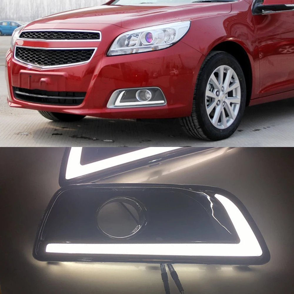 Fog Lamp  DRL with Yellow Turn Signal LED Daytime Running Lights