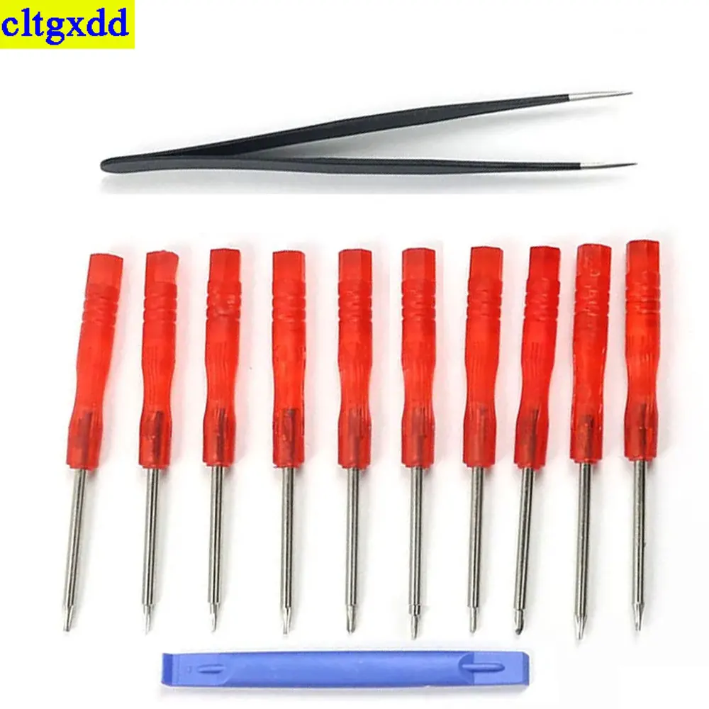 cltgxdd 1 set screwdriver FOR GBA GBC GBA SP Wii switch DS Lite NDSi Xbox One 360 PS4 PS5 screw tweezers pry bar set repair tool