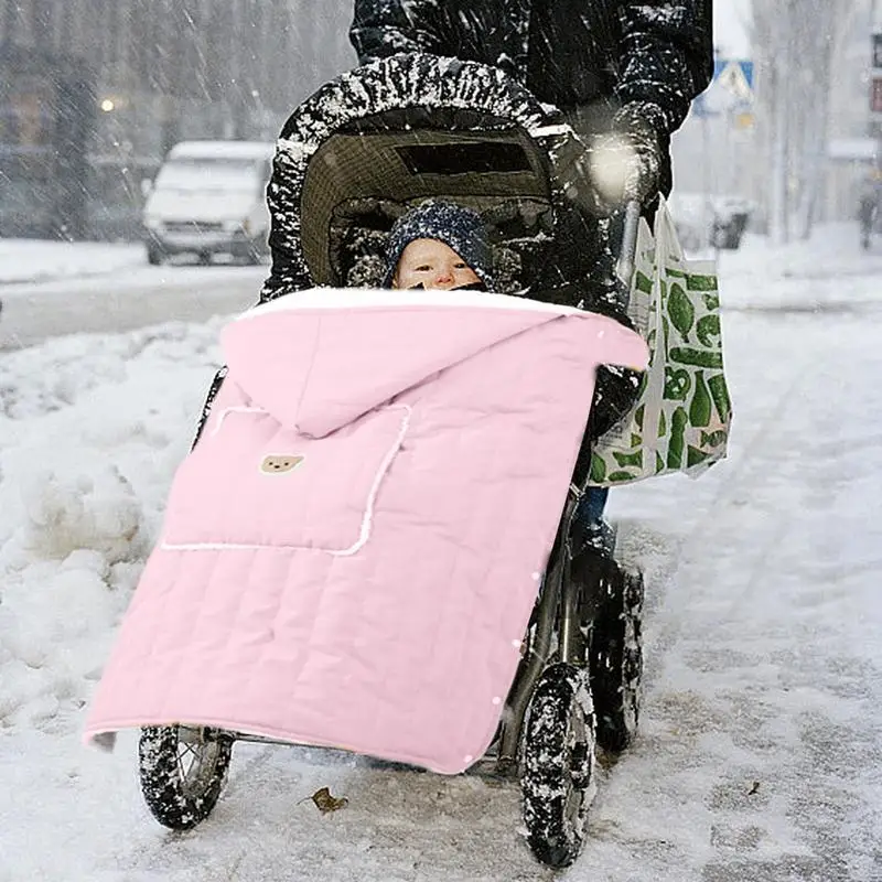 

Baby Winter Carrier Cover Baby Bunting Bag Warm Kids Stroller Cover All Season Carrier Cover Multipurpose Warm And Cozy Stroller