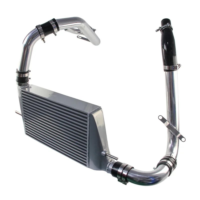 

Front Mount Upgrade Performance Bar & Plate Intercooler Pipe Hose Kit fits Mistubishi EVO X EVO 10 GSR & MR 08-15 Aluminum