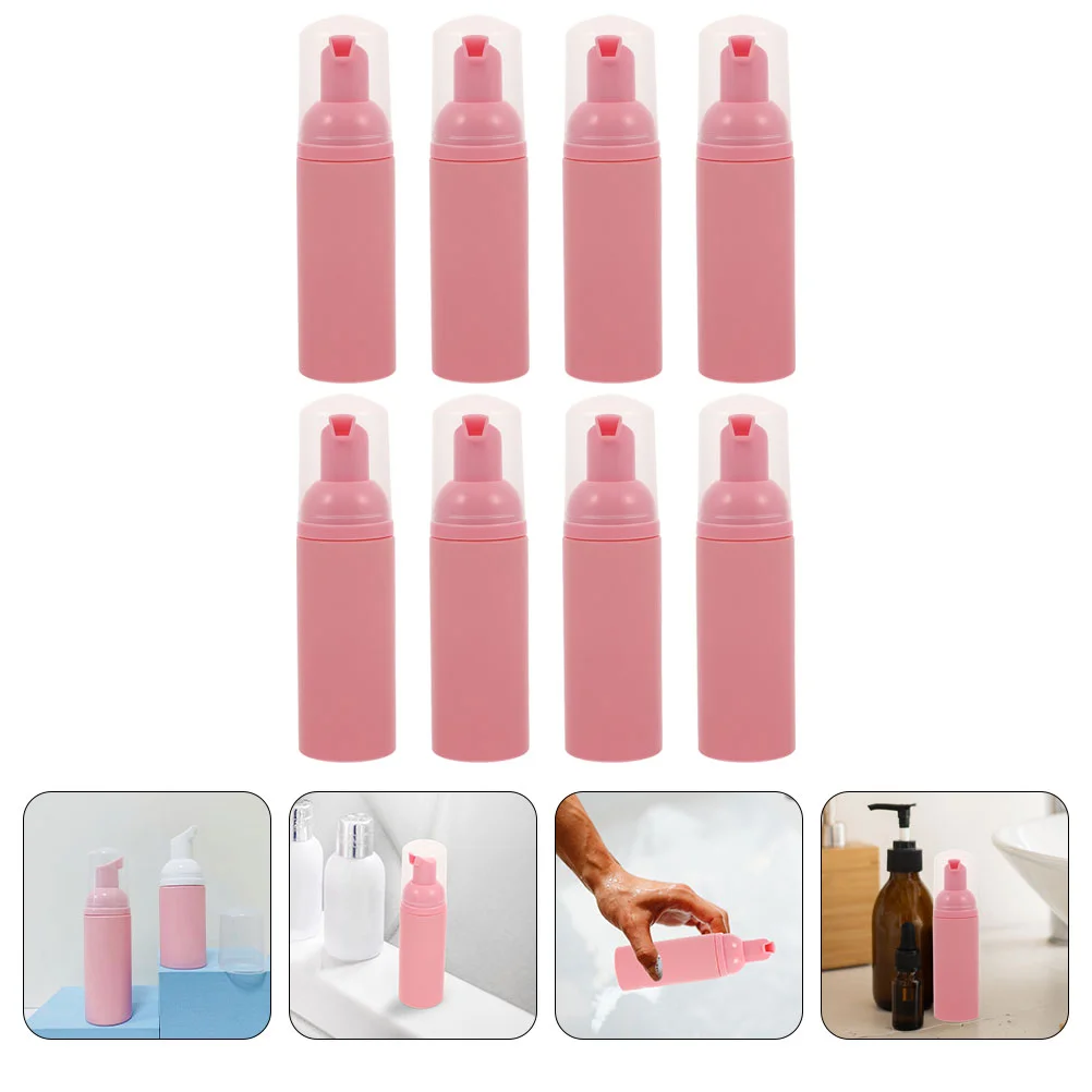 

8 Pcs Frosted Foam Bottle Hand Dispenser Pump Travel Shampoo Bottles Filling Soap Foaming Plastic Refillable with