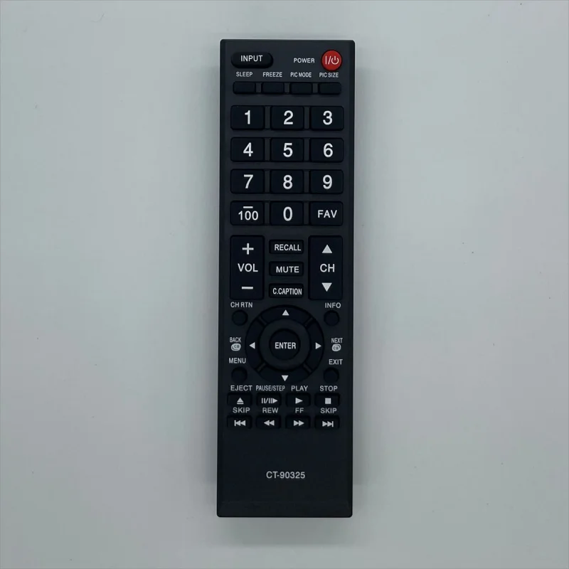 CT-90325 uniwersalny pilot zamiennik Toshiba TV 55 s41u 32 e200u 32 c100u1/2 32 dt1u 55 ht1 55 g310u 19 av600u 22 av600u