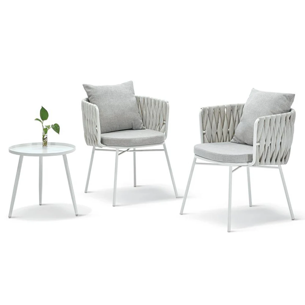 

Modern Rattan Bistro Patio Set Hot Selling Outdoor Garden Furniture for Parks Use