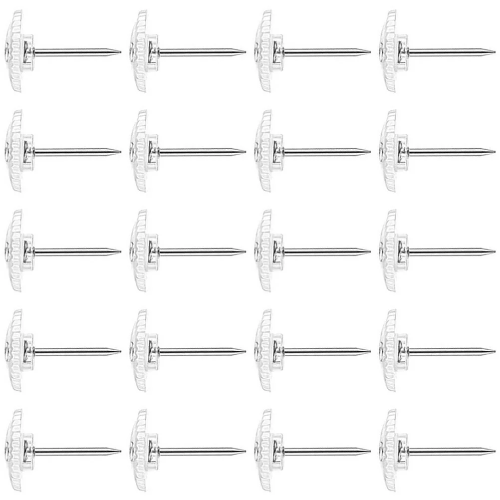 100Pcs Flat Push Pins Reusable Drawing Pin Set for Cork Board Bulletin Map Decoration Stationery Organizer Gear Wheel Style