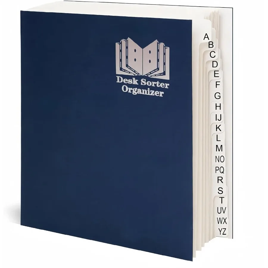 

AZ Органайзер для файлов-аккордеона Органайзер для алфавитных файлов Сортировщик файлов Алфавитный анд Настольный органайзер Настольный сортер-органайзер HeavyDuty
