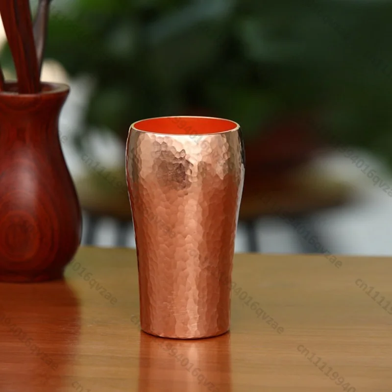 Thickened Copper Beer Cup, Coffee Machine Powder Copper Cup Cold Drink Cup