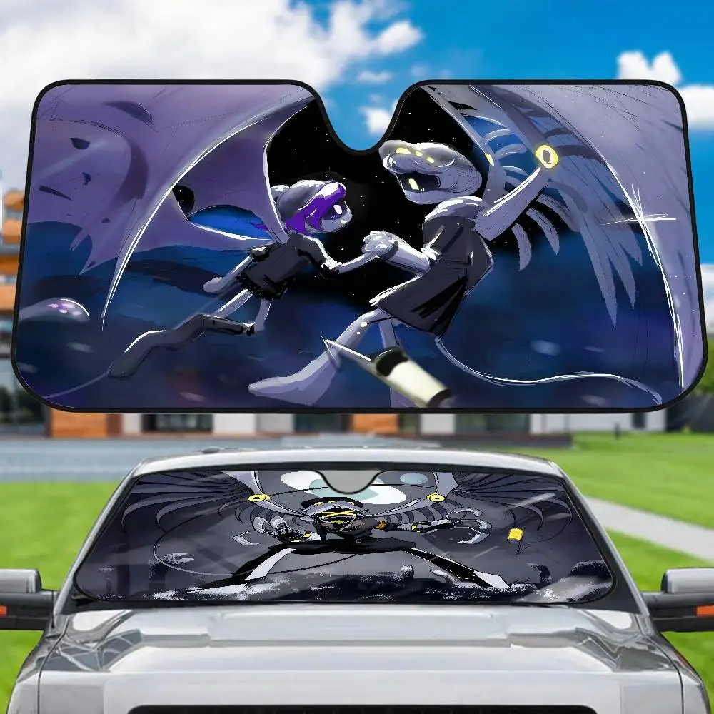 

Аниме убийство дроны лобовое стекло солнцезащитный козырек аниме милое переднее лобовое стекло автомобиля 70x130 см солнцезащитный козырек теплоотражатель