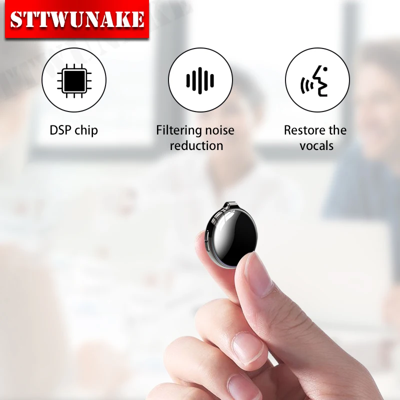 Mini stimme aktiviert recorder digital recording abhörgerät sound professionelle spionage abhörgerät versteckt diktiergerät audio micro kleine halskette player