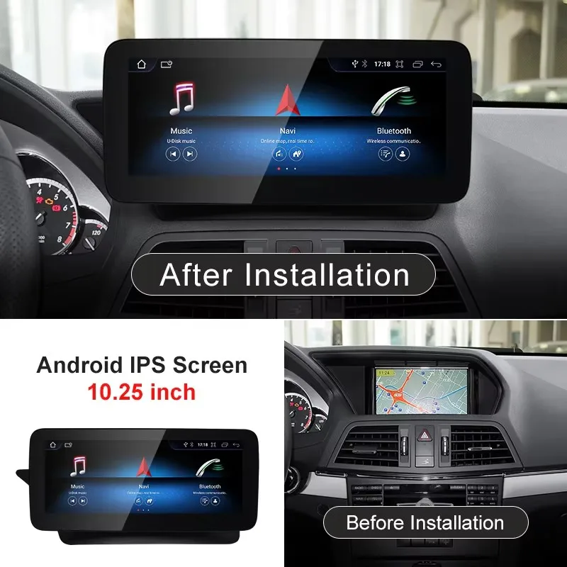 

For Benz E Class W212 E200 E250 E300 E350 E400 E500 Android Car Stereo Audio GPS Navigation Auto Radio CarPlay Head Unit DSP 4G