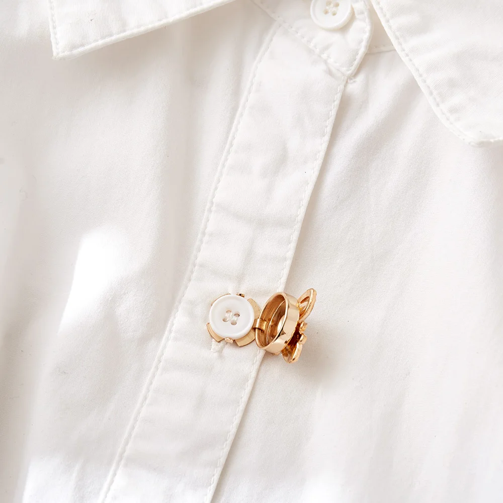 Fashion Butterfly Button Cover for Women Collar Buttons Shirt Cufflinks Button Covers Exquisite Clothing Decorative Accessories