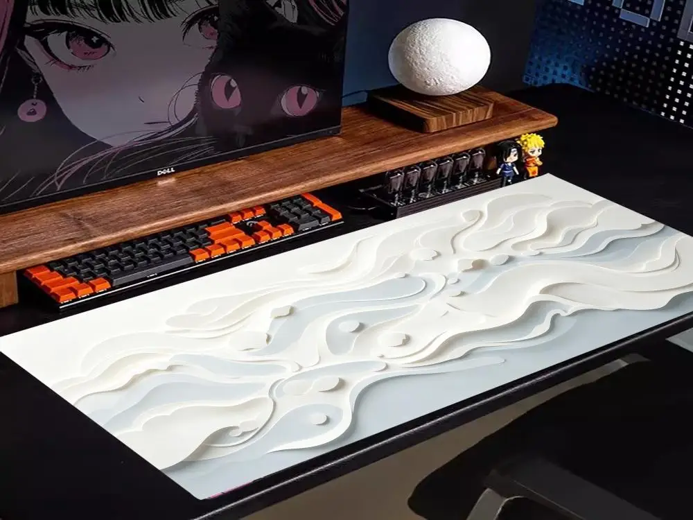 Summer seaside beach wave long playmat fresh minimalist ins gaming office mousepad