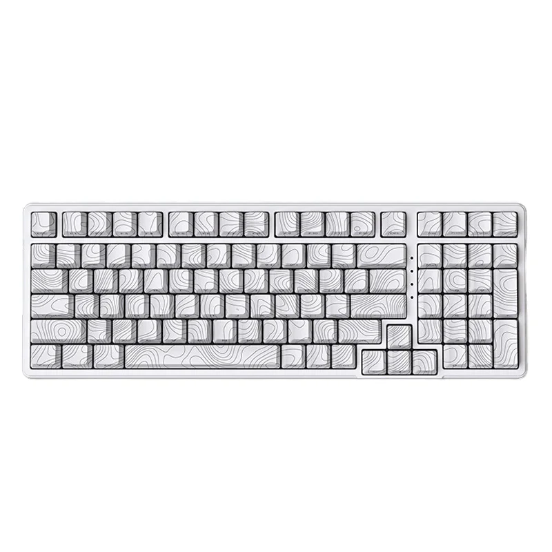 

Игровая механическая клавиатура K99 RGB Индивидуальная трехрежимная беспроводная и проводная полупрозрачная клавиатура с технологией Bluetooth