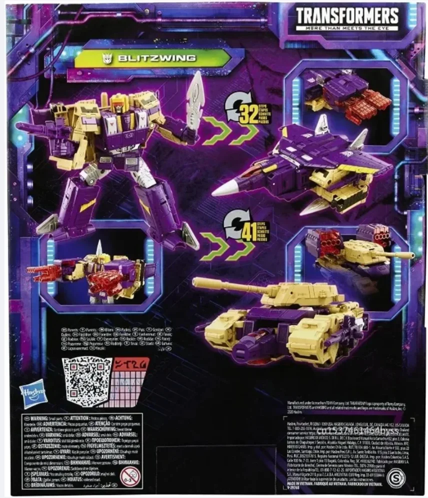 

Takara Tomy Hasbro Transformers Generations Legacy Series Leader Blitzwing Action Figure Robot Collection Ornaments Figure Toys