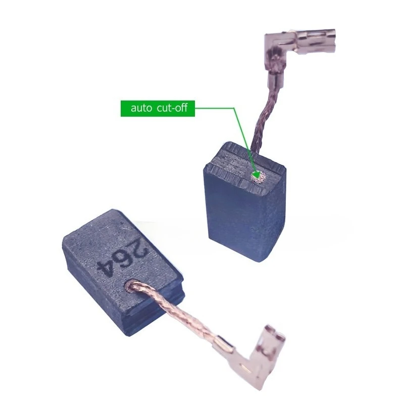 

Угольные щетки с автоматической остановкой CB264 для электроинструмента Makita 1910M3-7, замена CB264 1910M3-7 CB-264