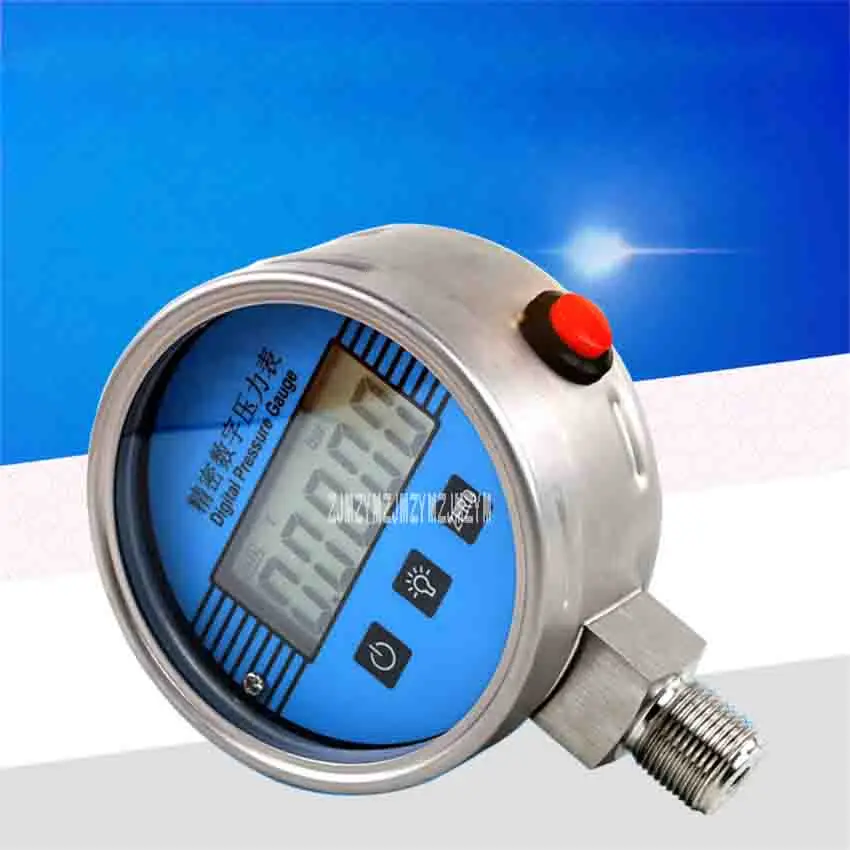 

YB-150A Electronic Vacuum Table 5-digit LCD 304 Stainless Steel Pressure Gauge Precision Digital Sensor 0-100mpa High Pressure