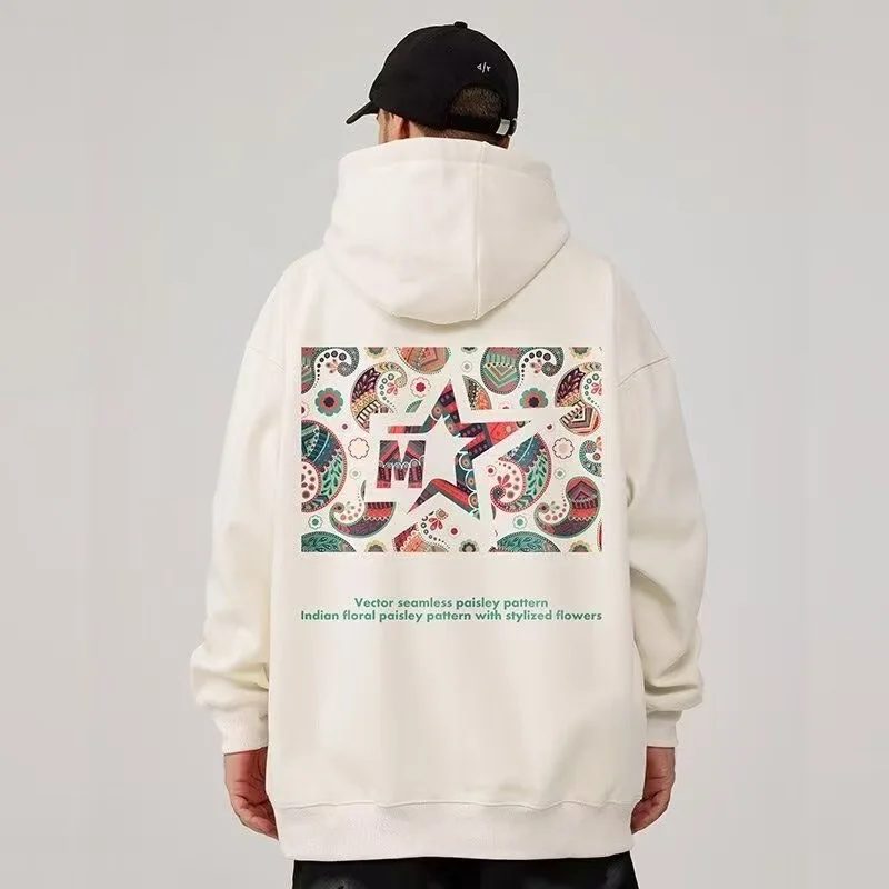 

2025 Sports Outdoor Men Tops Sweatshirt Long Sleeve Women Figure Print Fashion Hoodie 2025 New Cotton Pullover Colthing