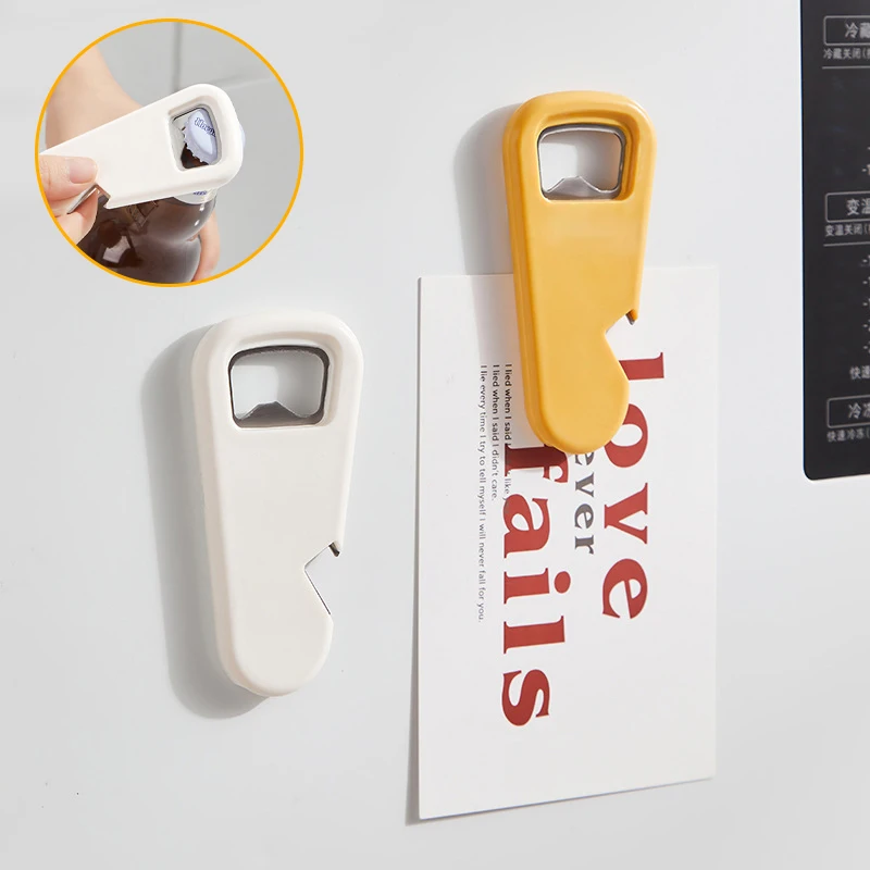 

1 magnetic bottle opener, can adsorb refrigerators, beer bottle openers for home use, bottle openers for wine bottles