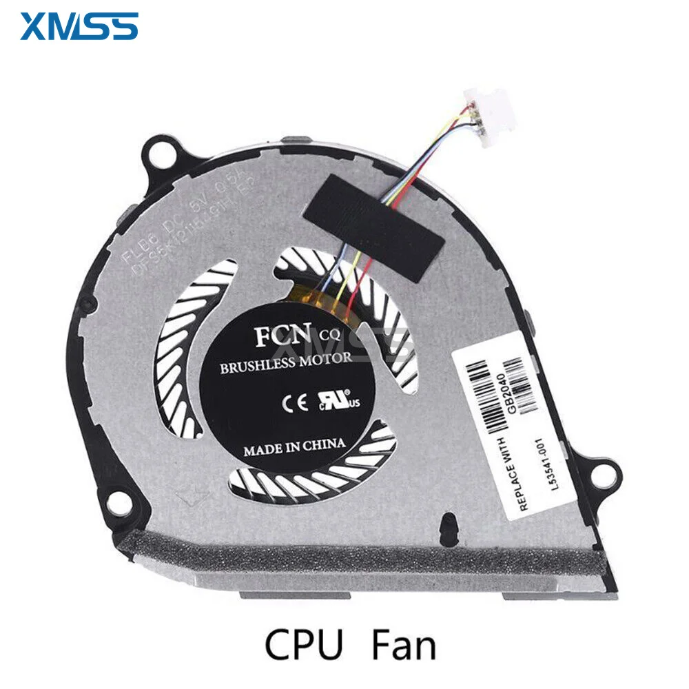 New CPU + GPU Cooling Fan For HP ENVY X360 15-DR 15-DS 15M-DR 15M-DS L53541-001