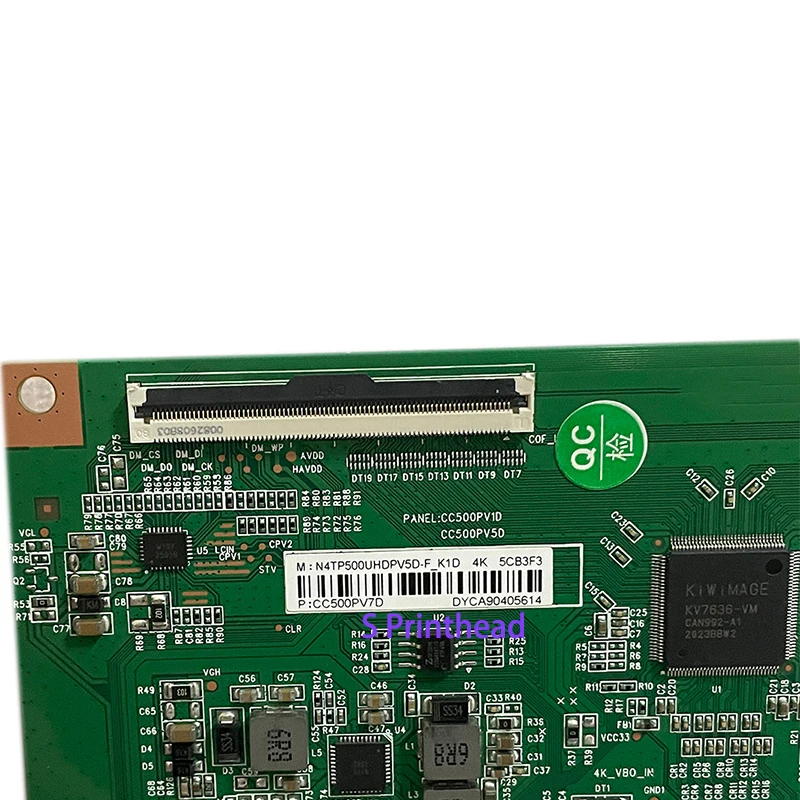 Nieuwe Originele Bbk 50 "Tv Lvds T-CON Bord Cc500pv5d 2K Voor Paneel Cc500pv1d P/N: Pd6754a5a V1.0 2K Tv Display Apparatuur T Con Kaart