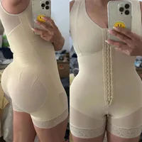 Full Body Shapewear Compression Girdle Fajas Colombian Corrective Underwear Tummy Control Shaper Butt Lift Slim Corset Bodysuits - Image 4