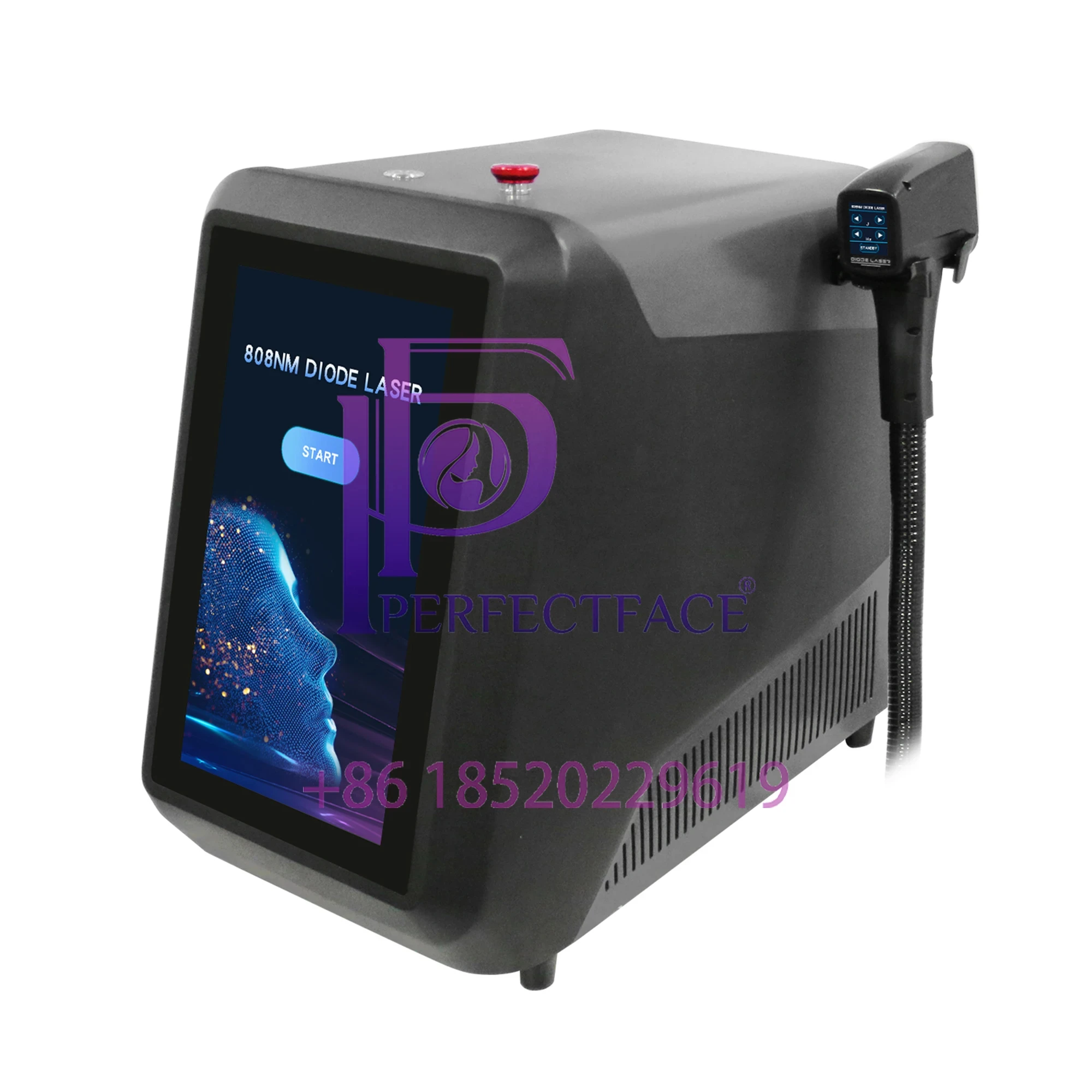 

4 Wavelength Diode Laser System for Hair Removal Sapphire Cooling Compressor TEC 100 Million Shots