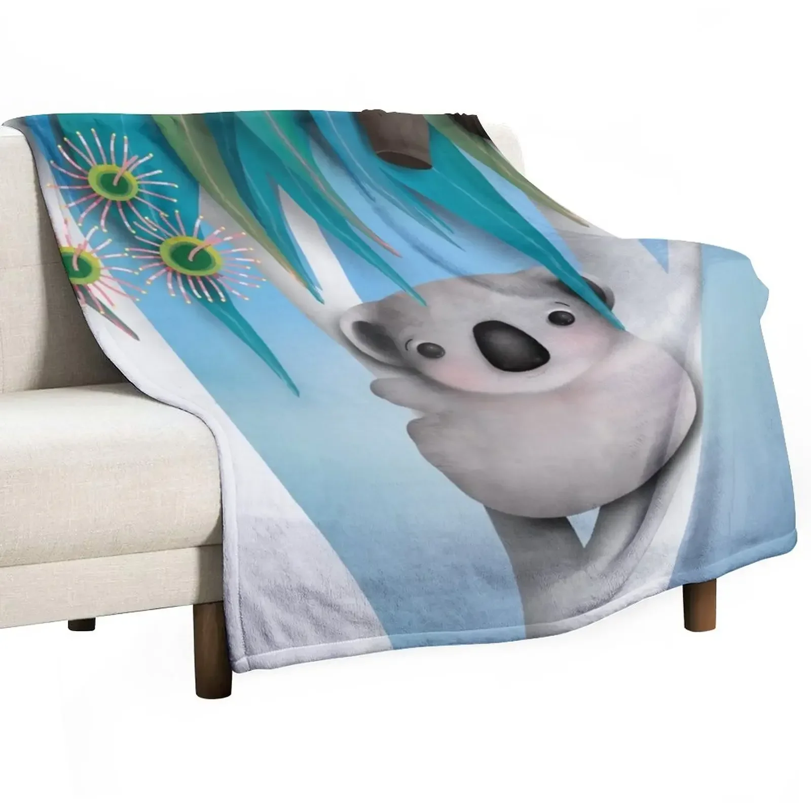 

Joey Koala Throw Blanket blankets and throws Bed Fashionable Beach Soft Plaid Blankets