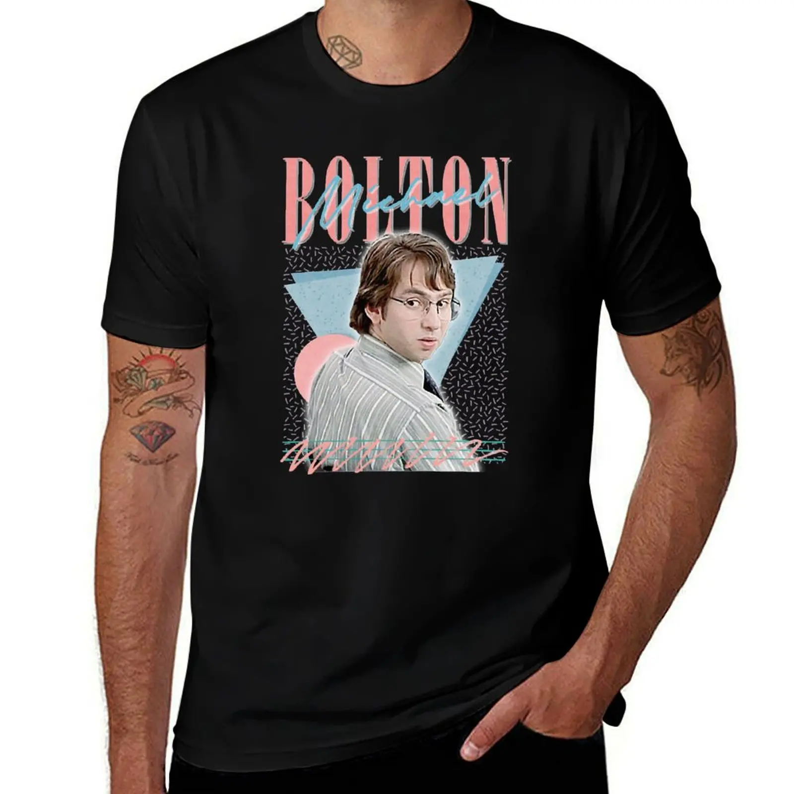 

Office Space Michael Bolton Office Space Aesthetic 90s Design T-Shirt topping designer shirts tee shirts for men
