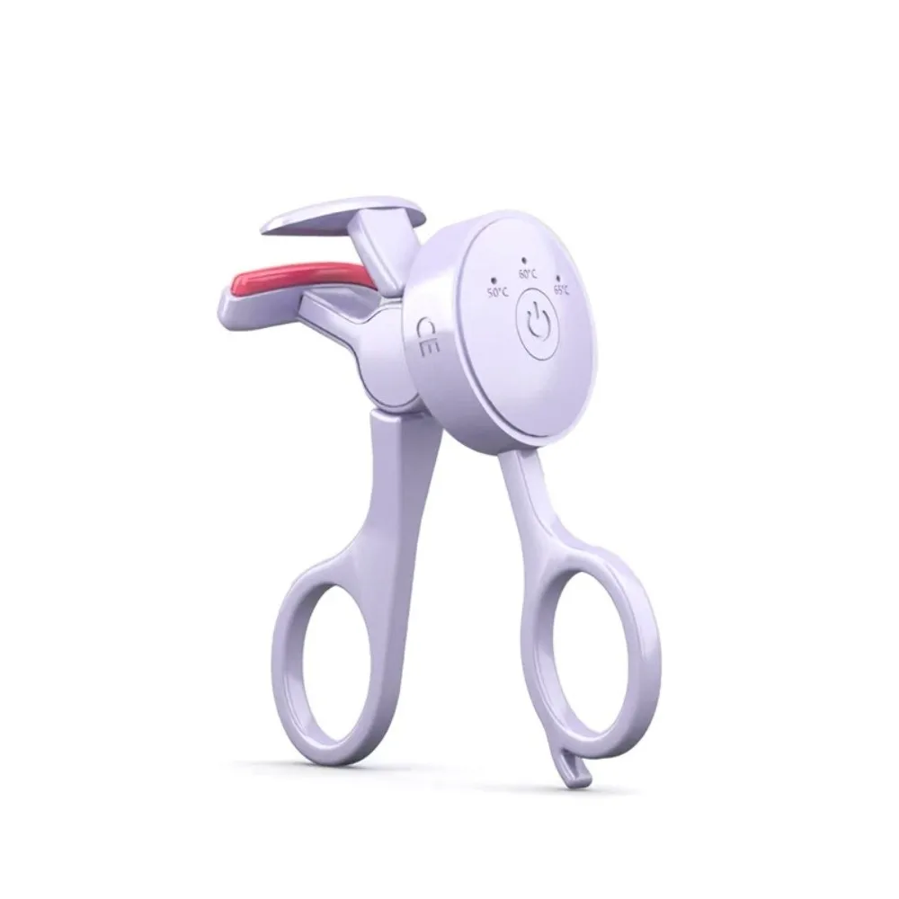Fast Heating Electric Eyelash Curler USB Charging Adjustable Temperature Curling Eyelash Clip Long-Lasting Curling Lash Clip