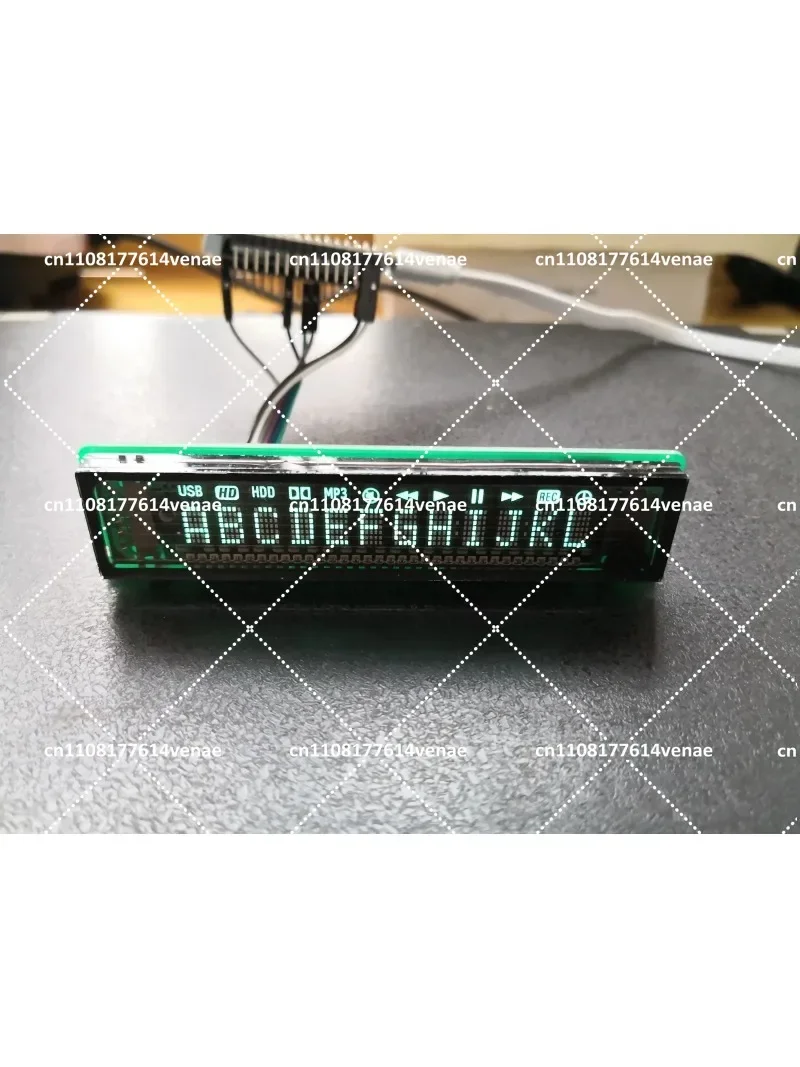 VFD Dot Matrix Display Digital Tube for DIY Electronics Projects 16-Dot-by-8-Dot Characteristic for Home Automation