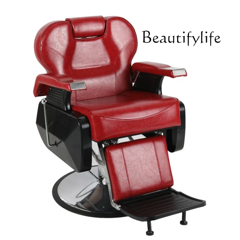 

custom，Hot selling Popular Vintage Beauty Hair salon Belmont Barber Chair Modern Heavy Duty Hydraulic Black and Gold Barber Chai